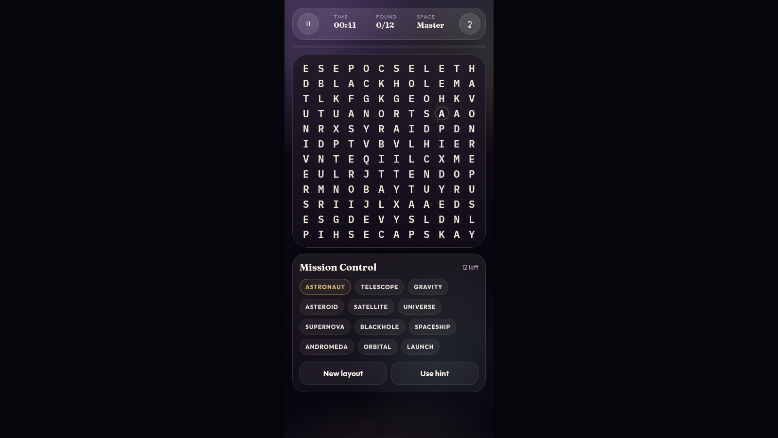 Lattice Word Search cover