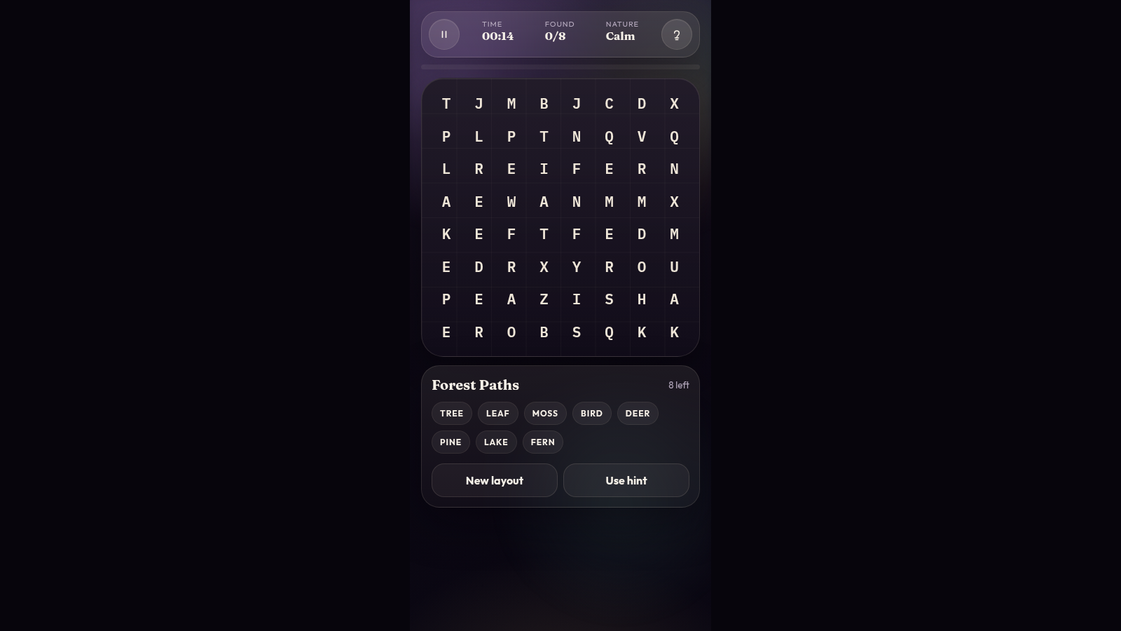 Lattice Word Search cover