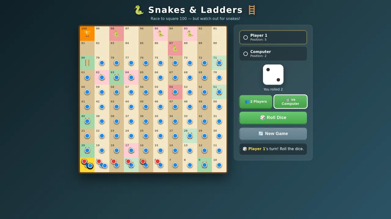 Snakes and Ladders