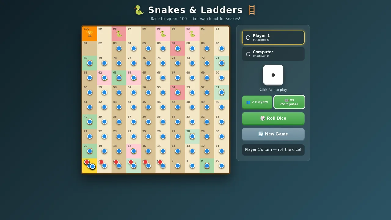 Snakes and Ladders
