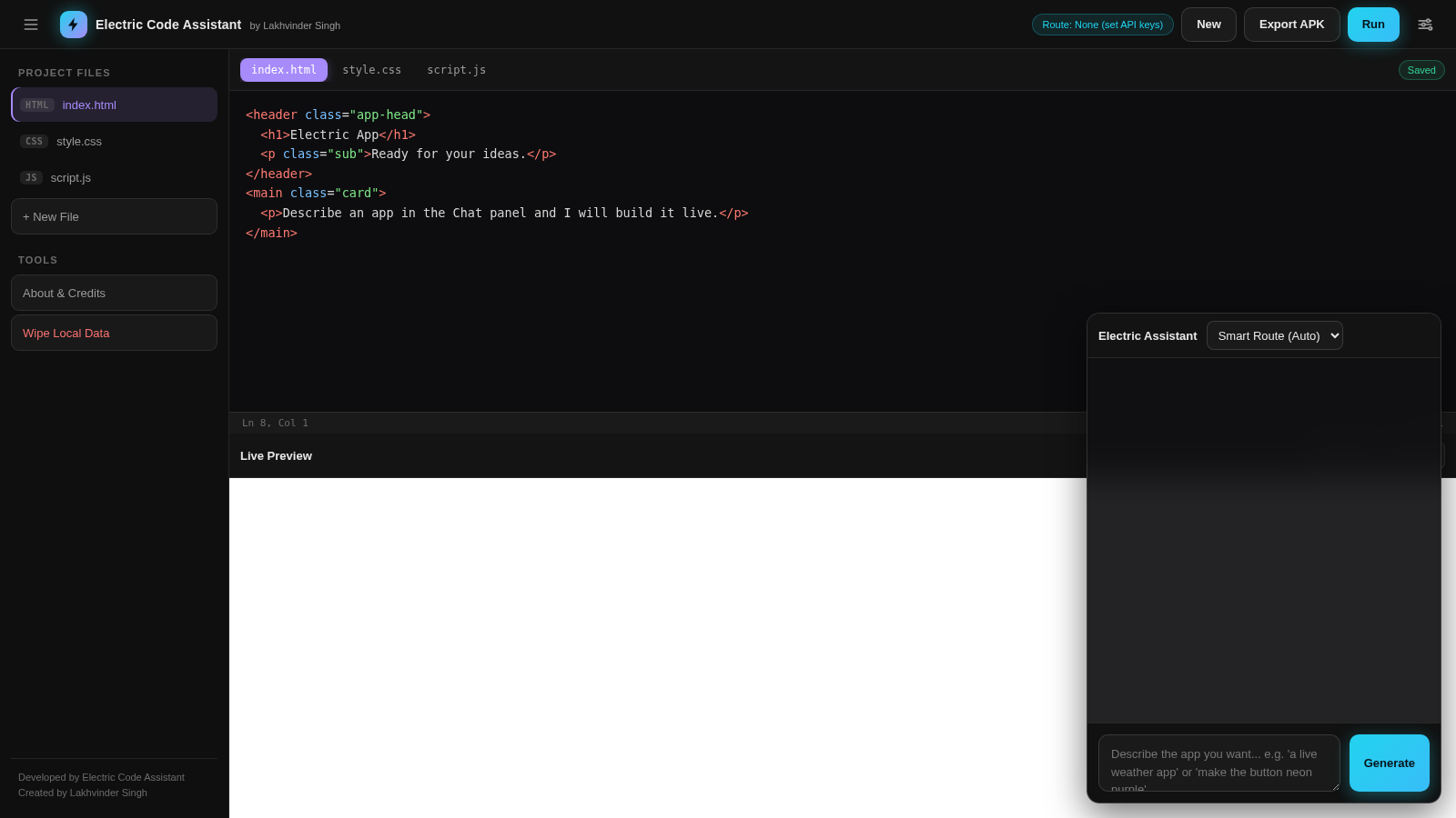 Electric Code Assistant