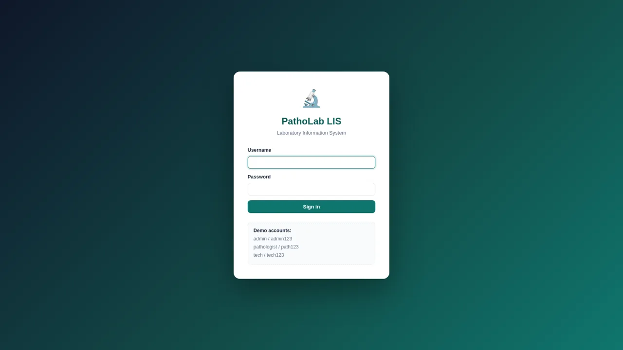 PathoLab LIS