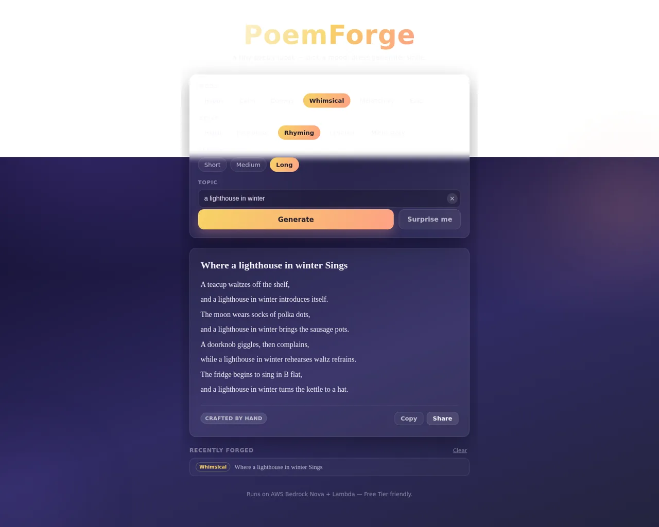 PoemForge cover