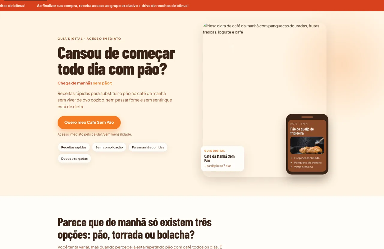 Café da Manhã Sem Pão cover