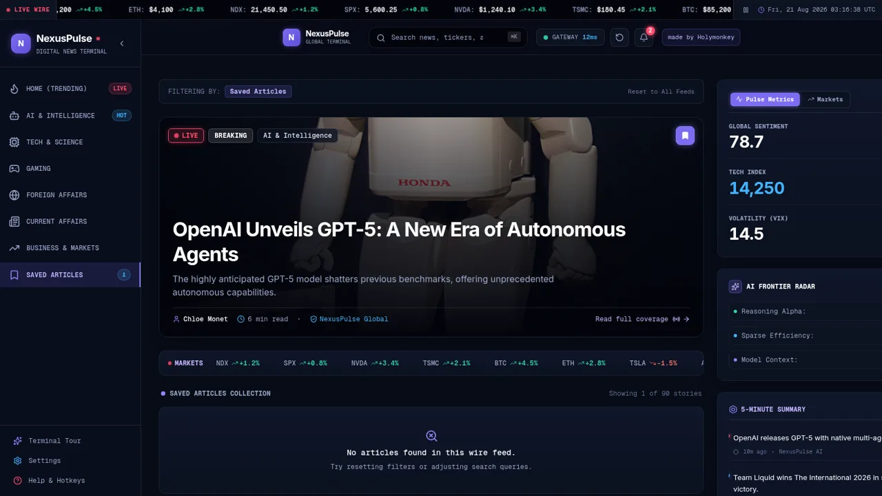 NexusPulse News Terminal cover
