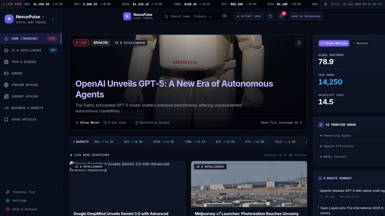 NexusPulse News Terminal