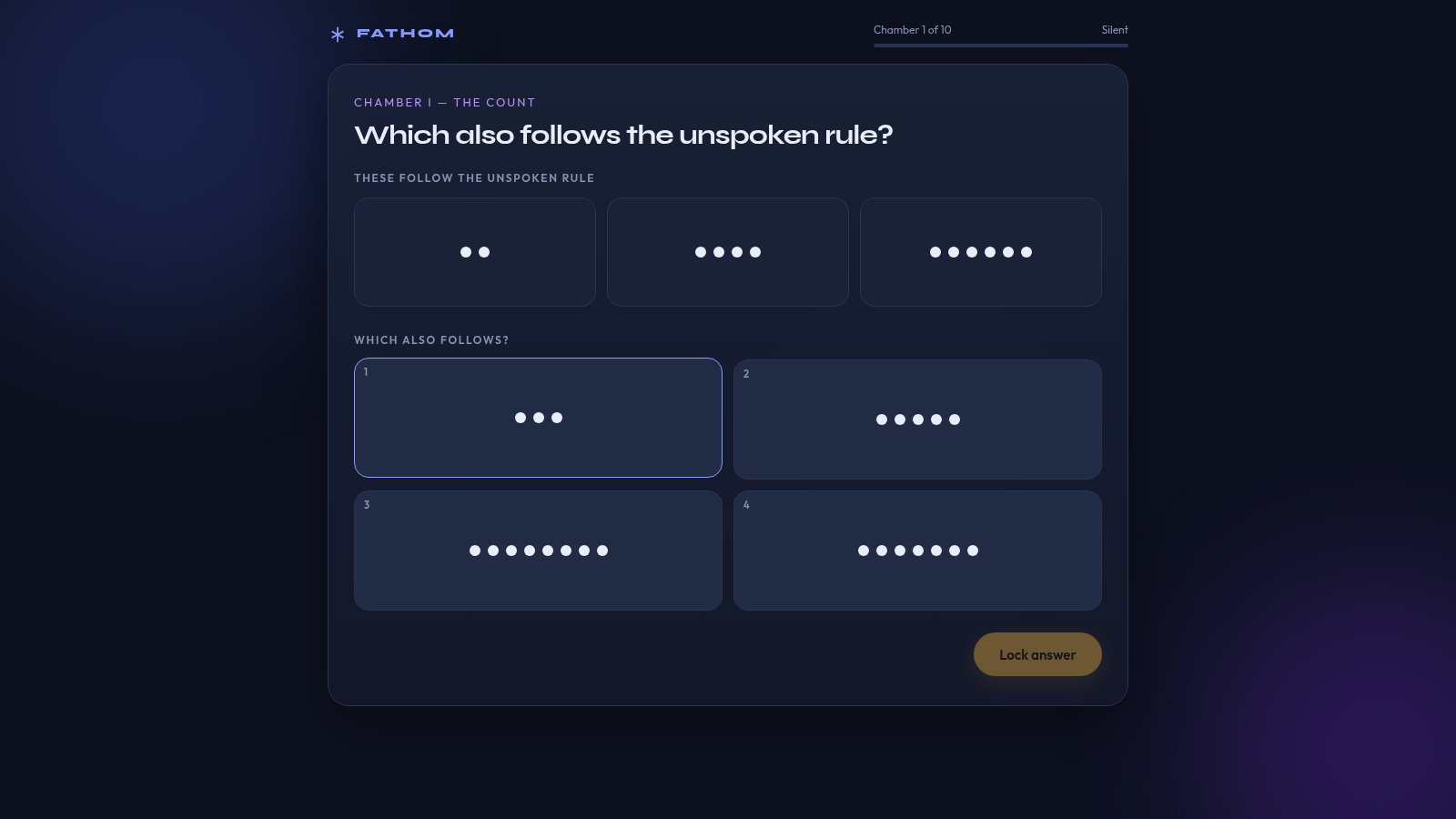 FATHOM Silent Rule Trial cover