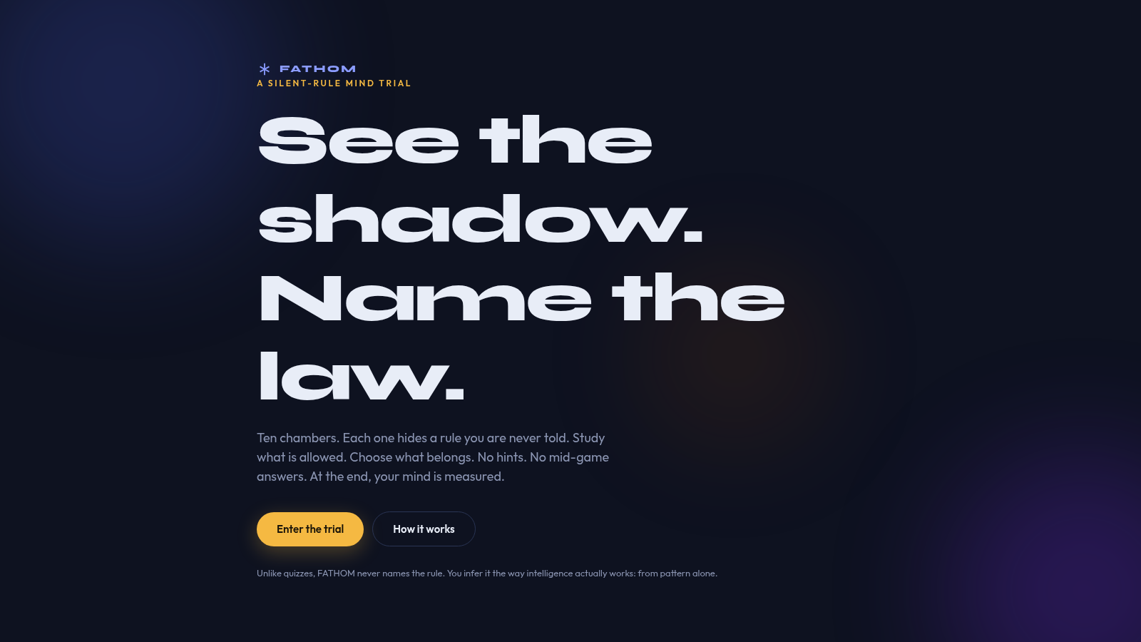 FATHOM Silent Rule Trial
