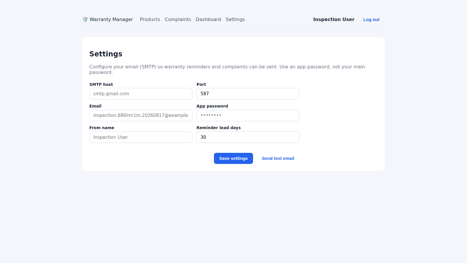 Warranty Manager cover