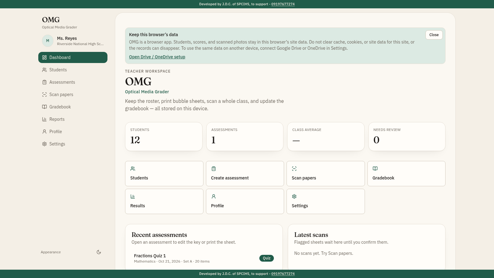 OMGrader cover