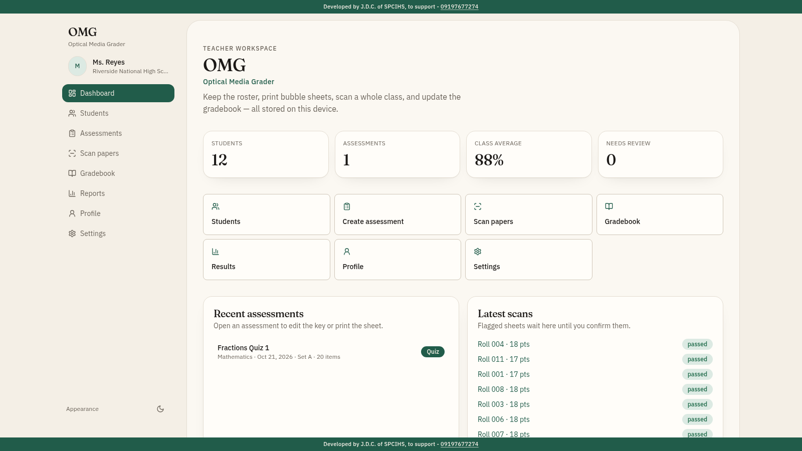 OMGrader cover