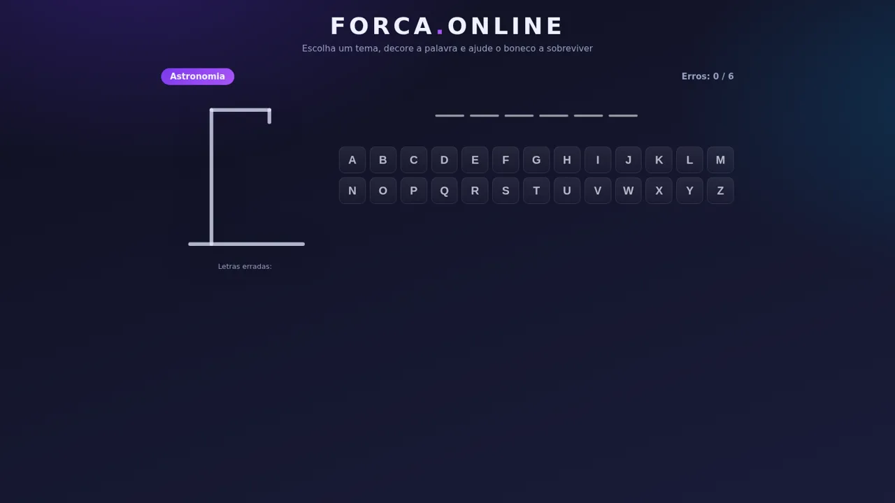 Forca Online cover