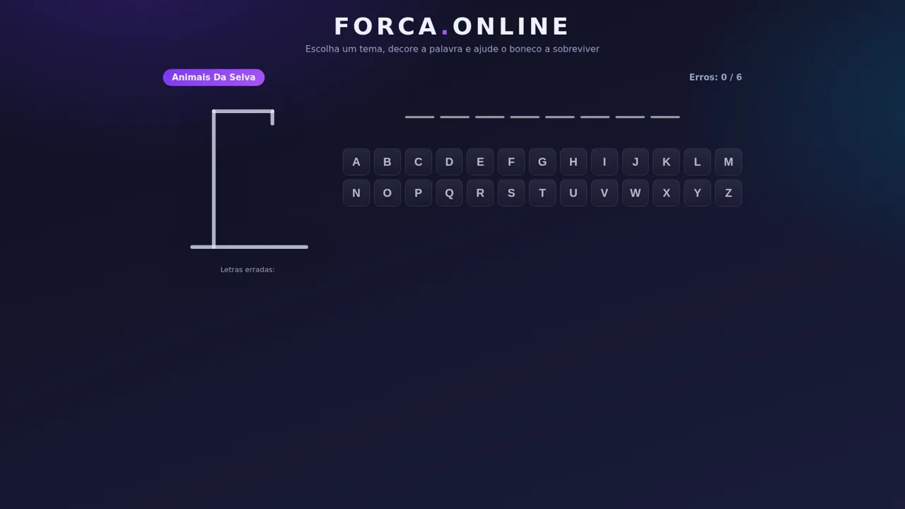 Forca Online cover