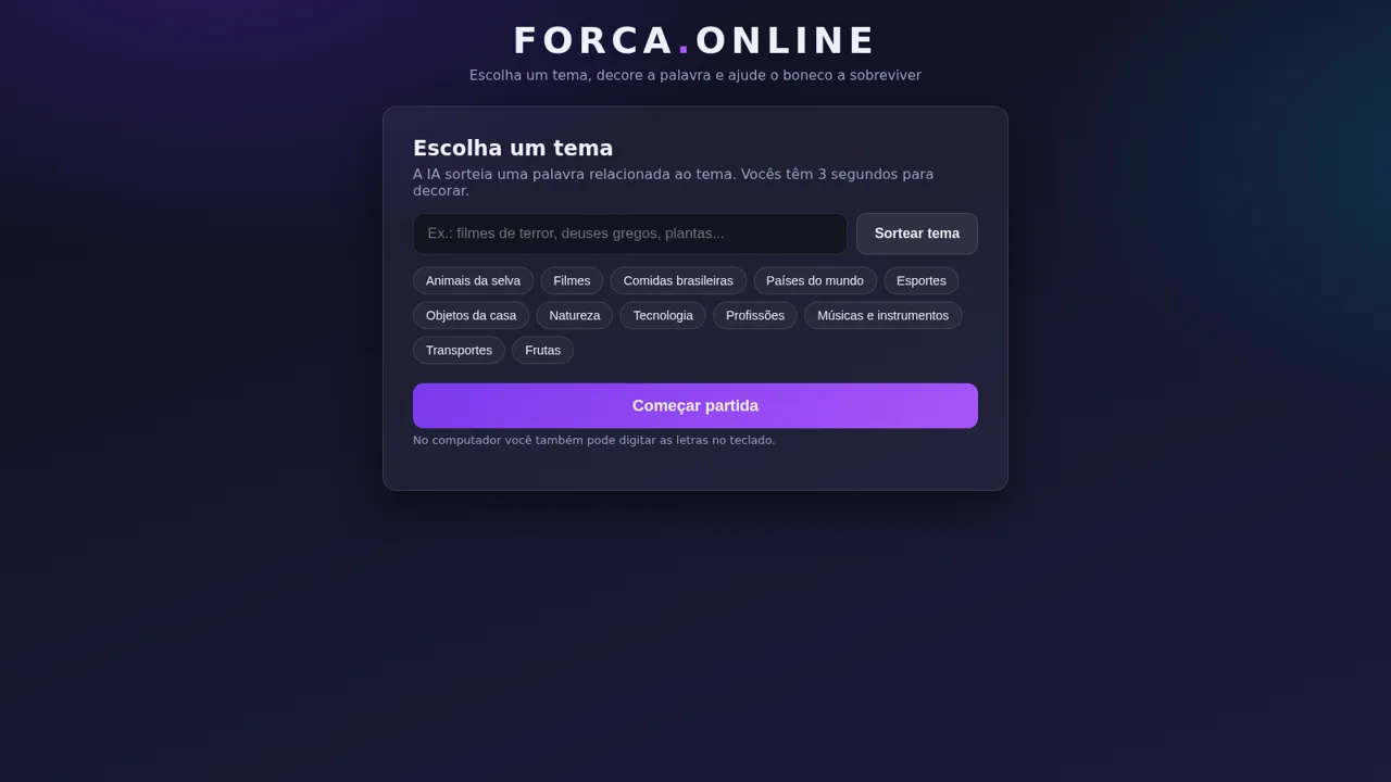 Forca Online