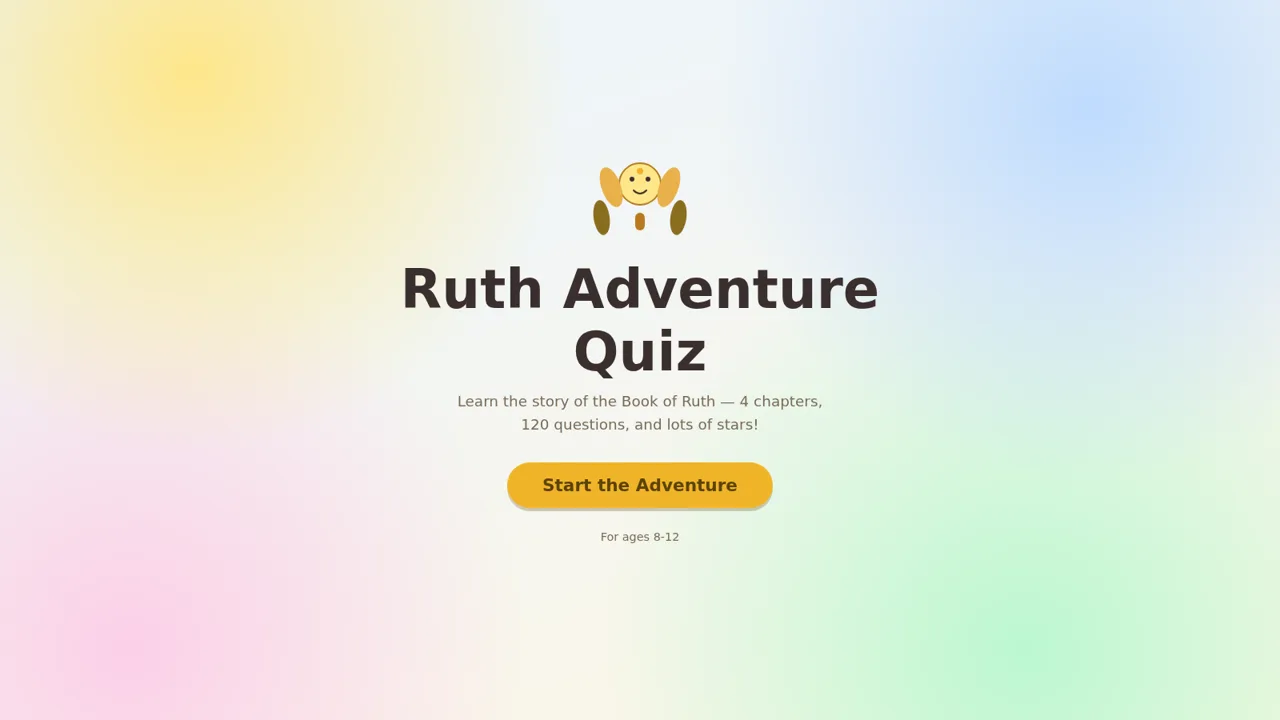 Ruth Adventure Quiz