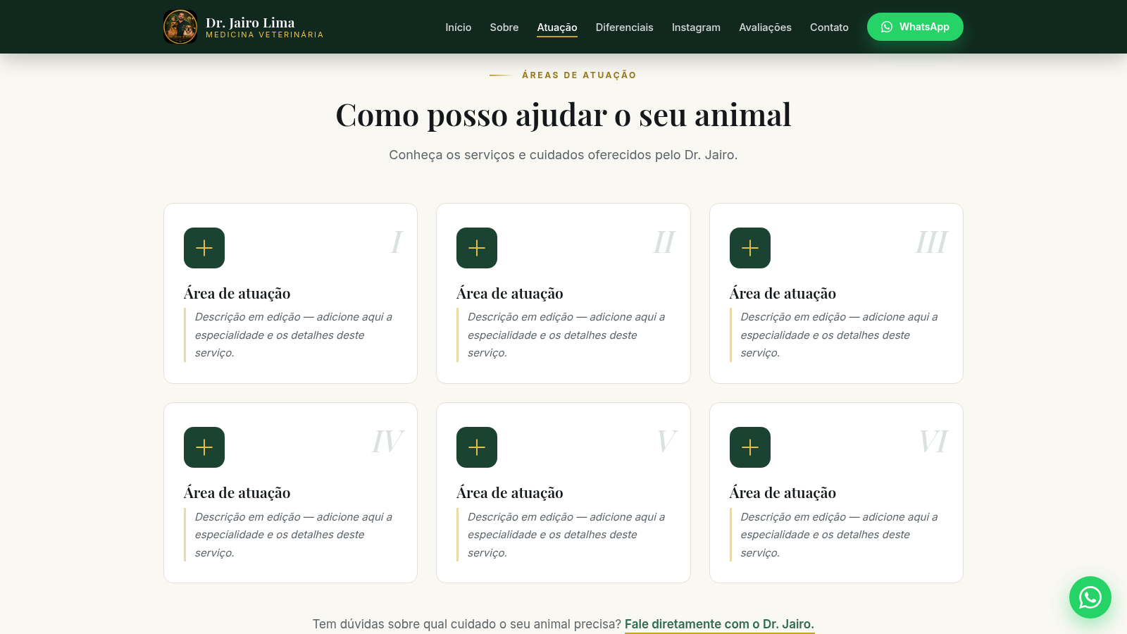 Dr. Jairo Lima — Veterinário