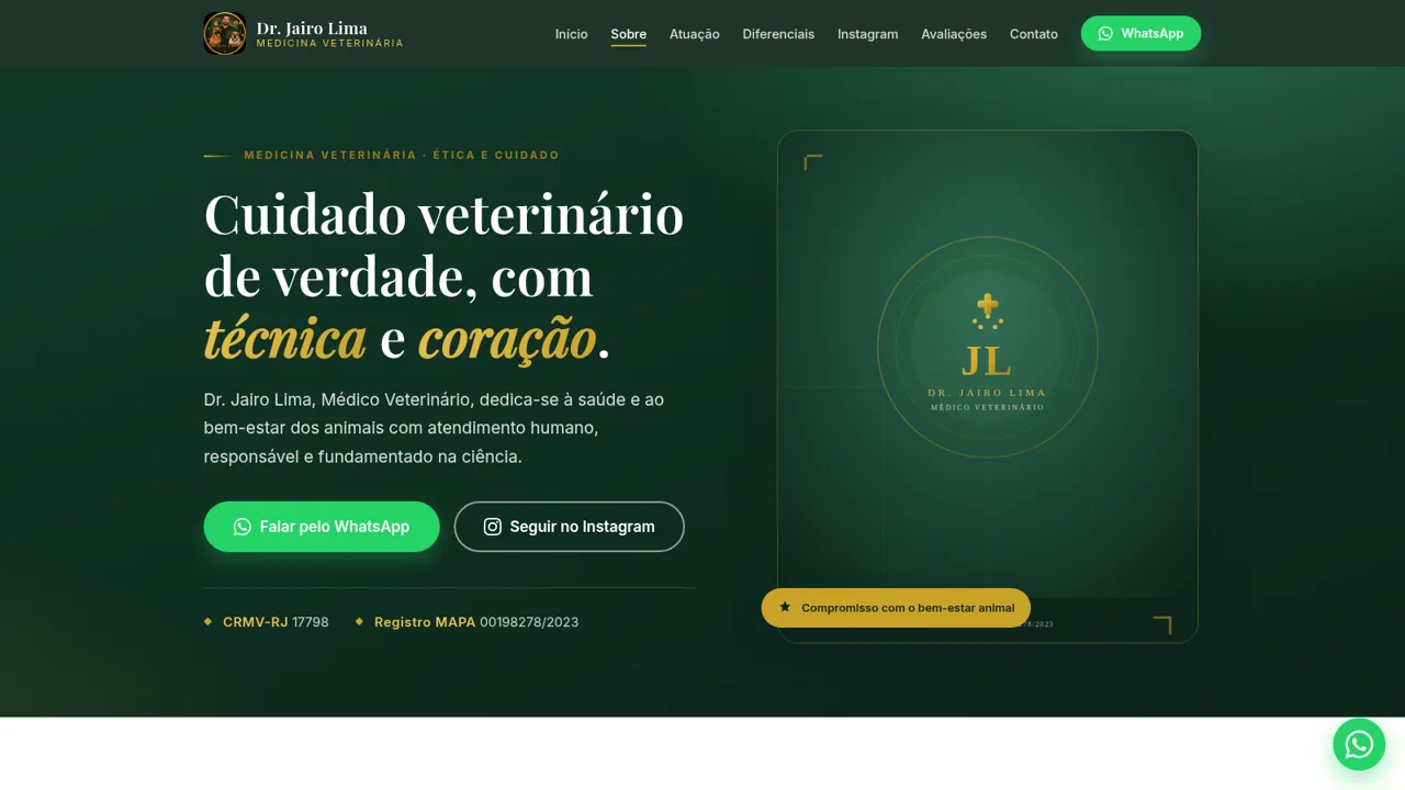 Dr. Jairo Lima — Veterinário