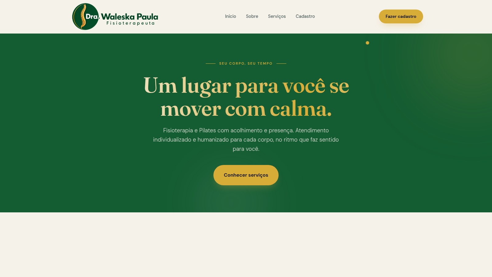 Dra. Waleska Paula — Fisioterapia e Pilates