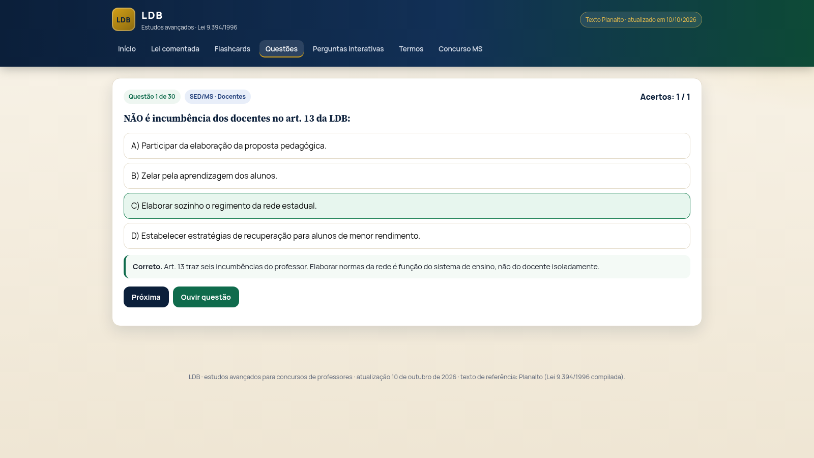 LDB Estudos Avançados cover
