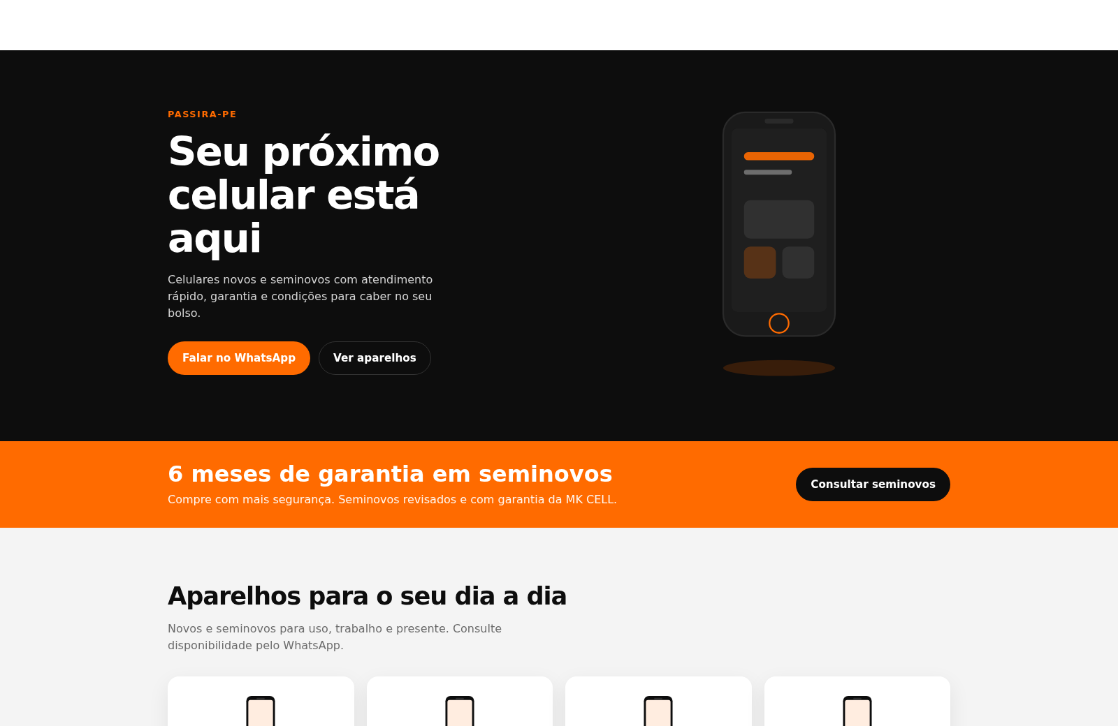 MK CELL Celulares Passira-PE cover
