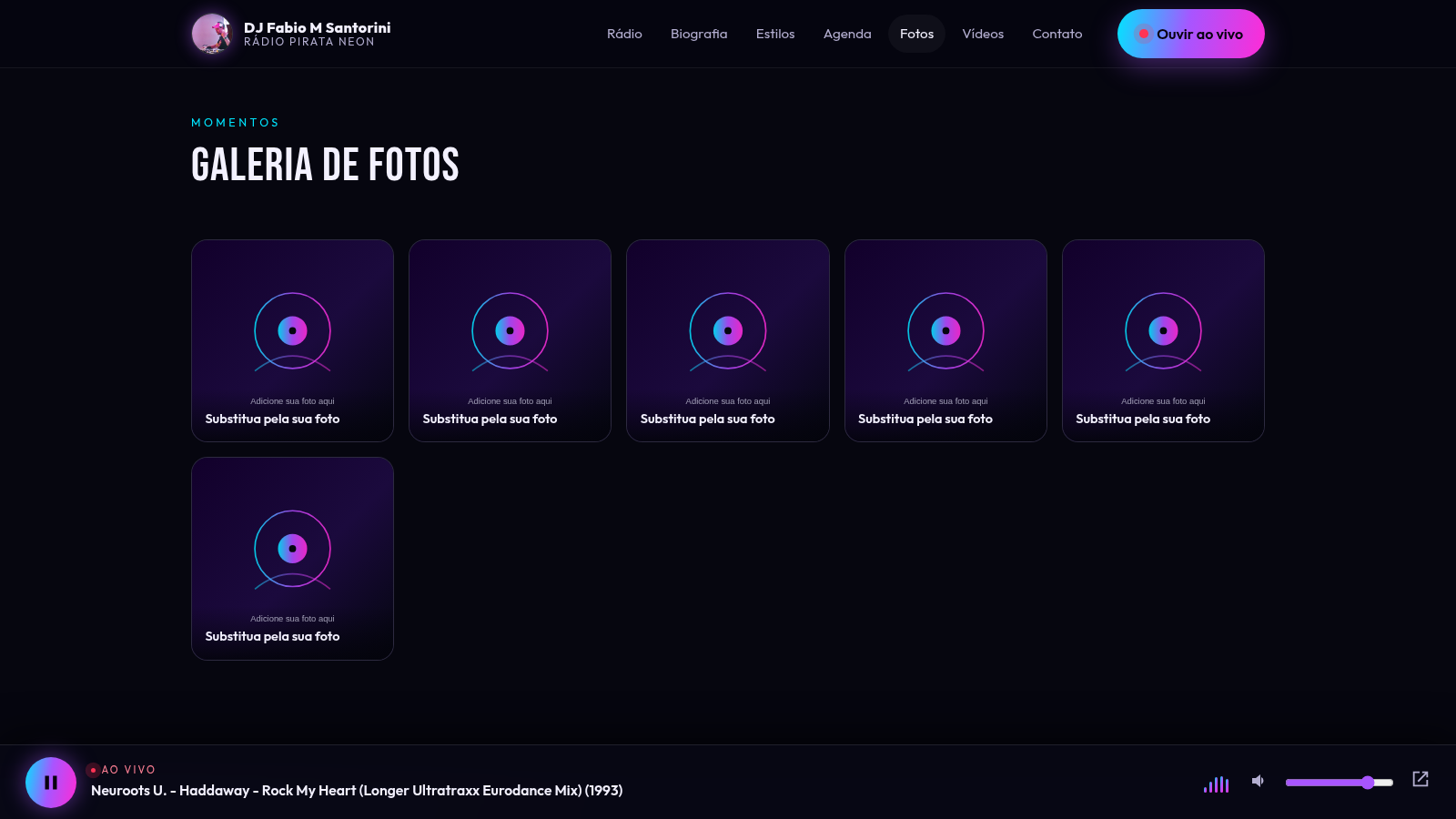 Rádio Pirata Neon e DJ Fabio cover