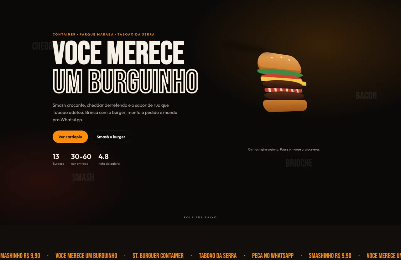 ST. Burguer Container cover