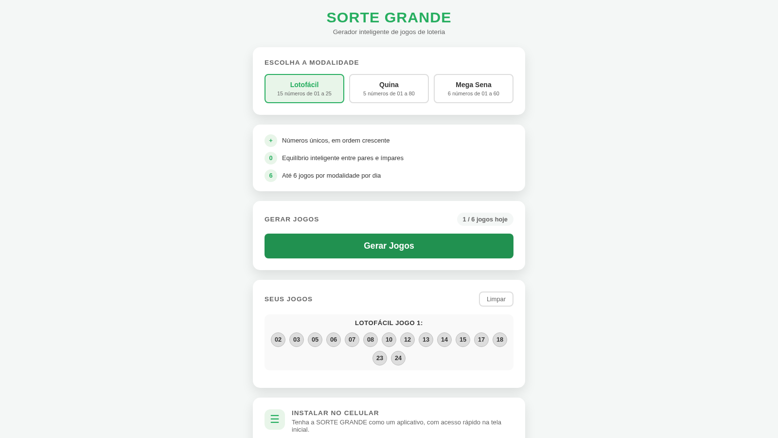 Sorte Grande cover