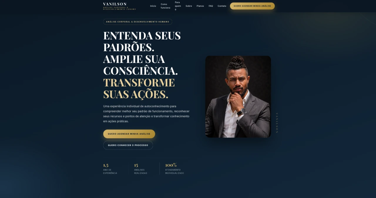 Vanilson | Análise Corporal