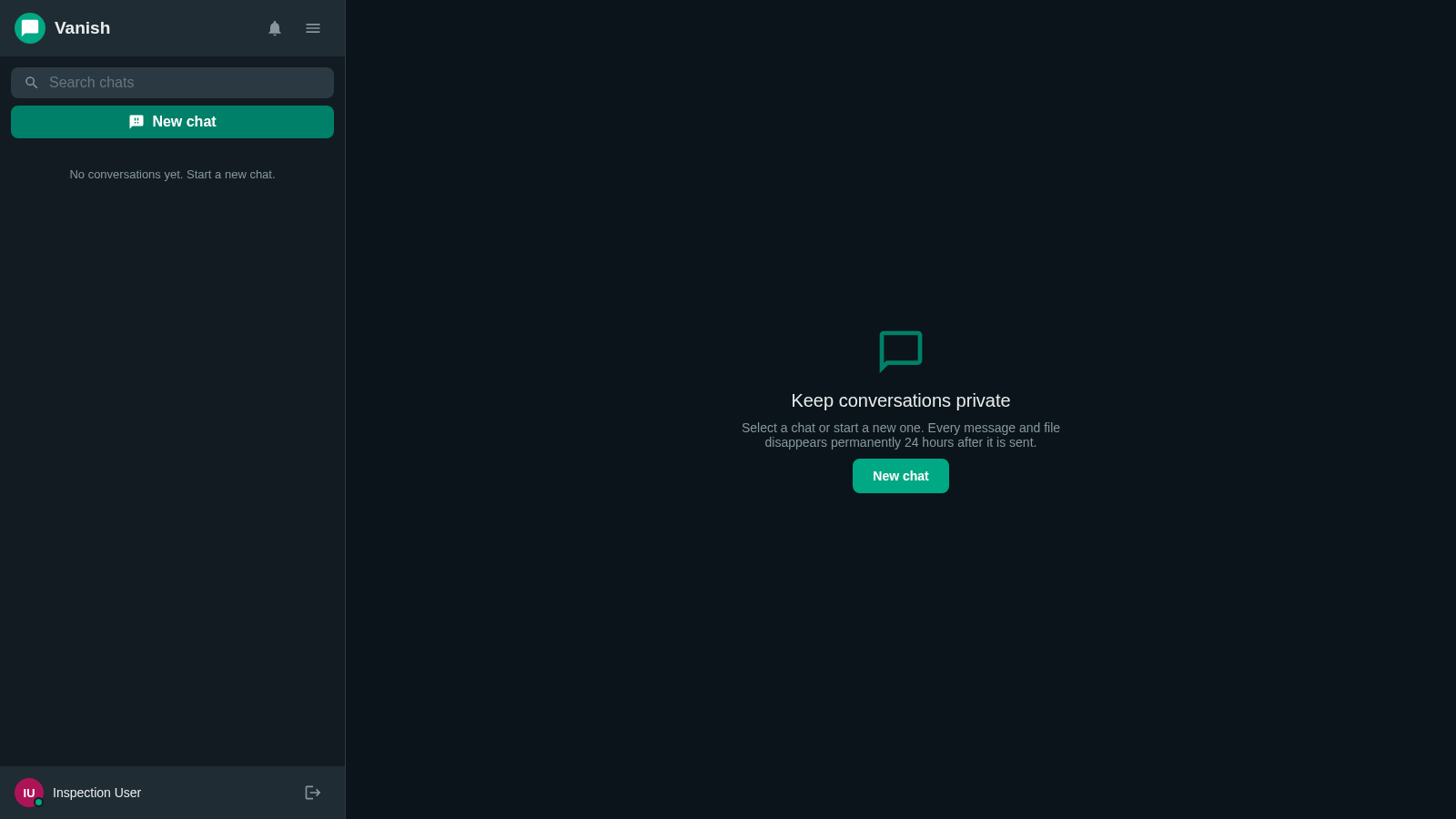 Vanish - Temporary Messenger