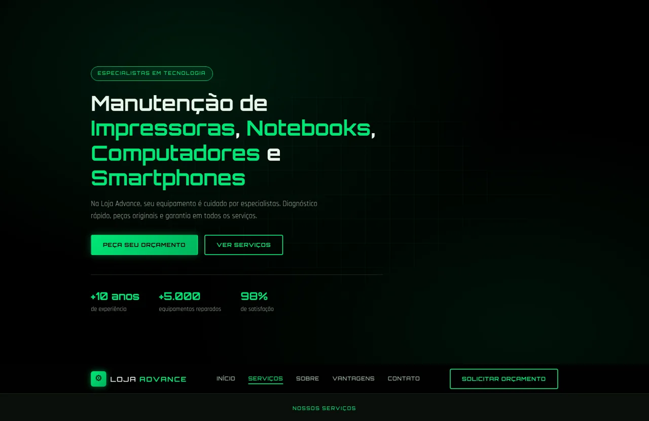 Loja Advance - Manutenção cover