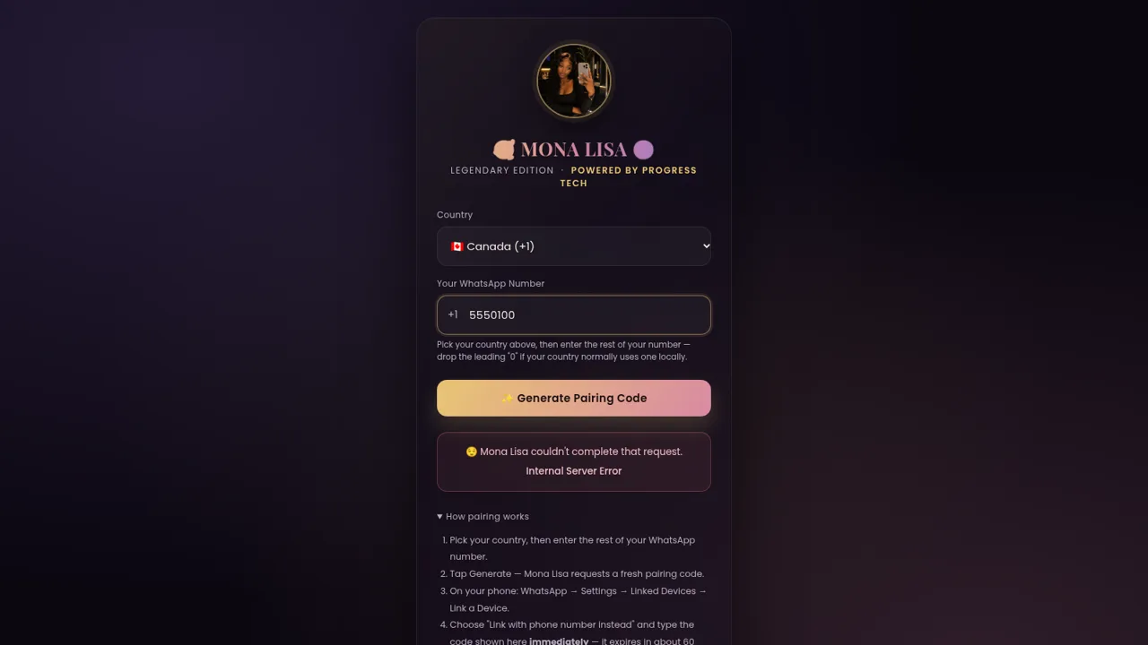Mona Lisa Mini Bot cover