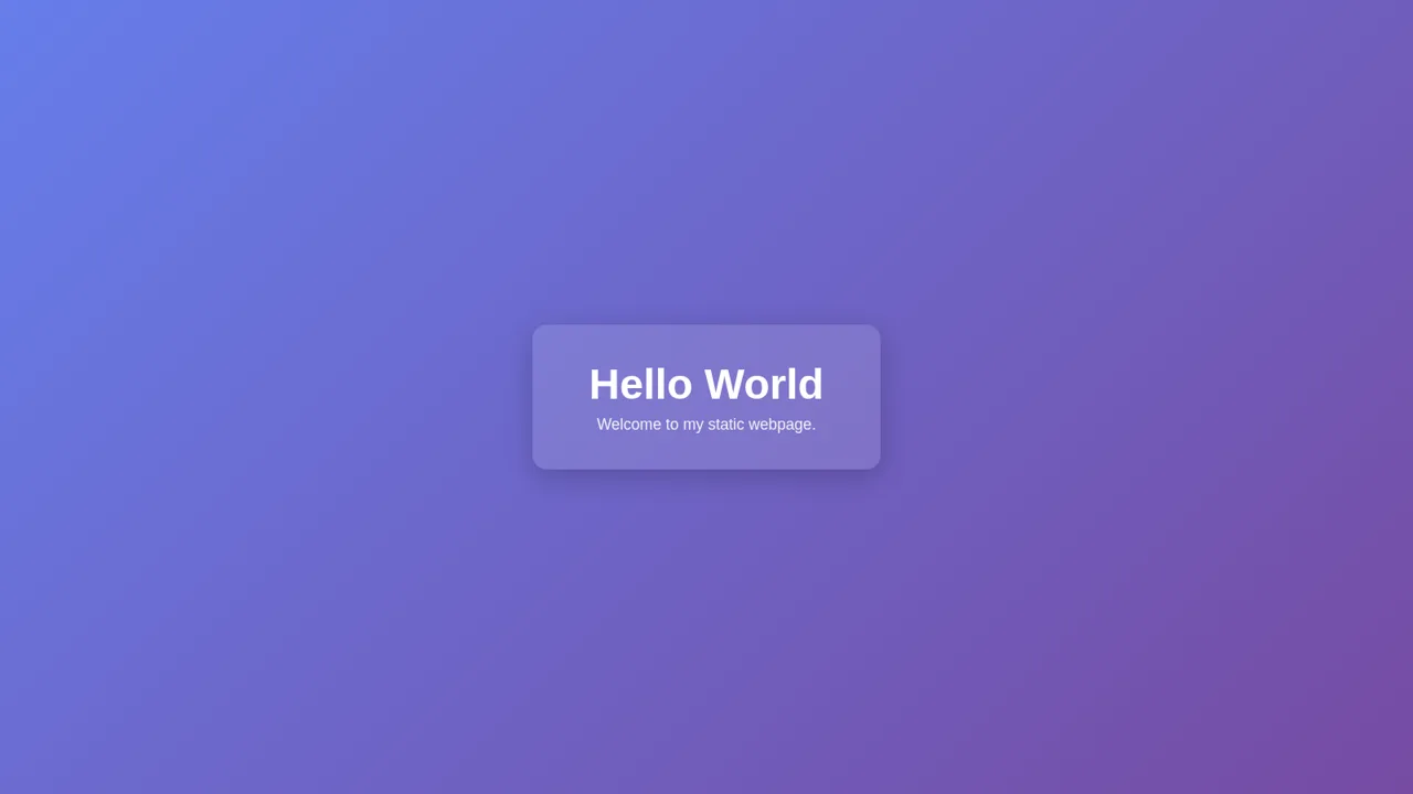 Hello World