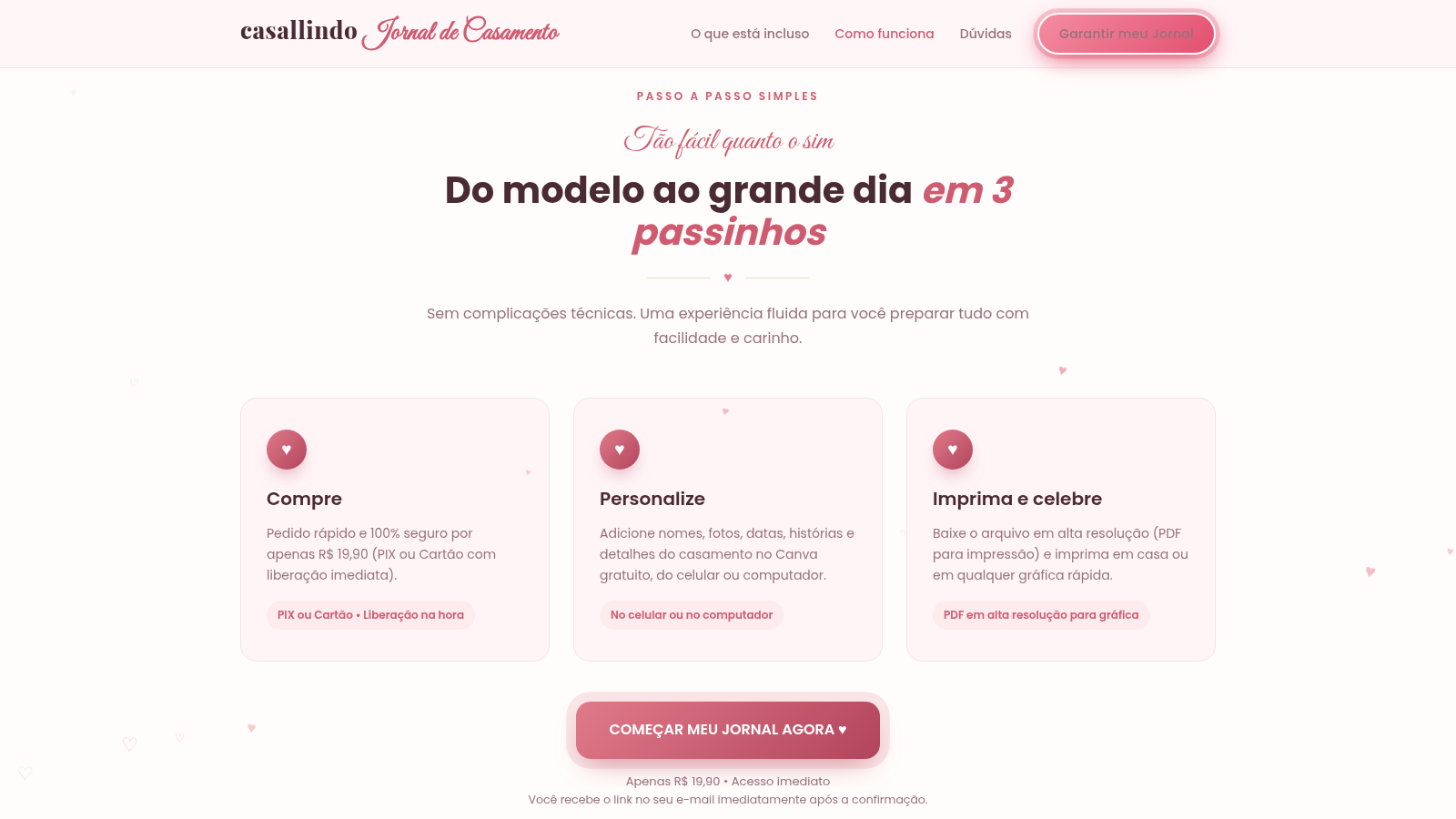 casallindo Jornal de Casamento cover