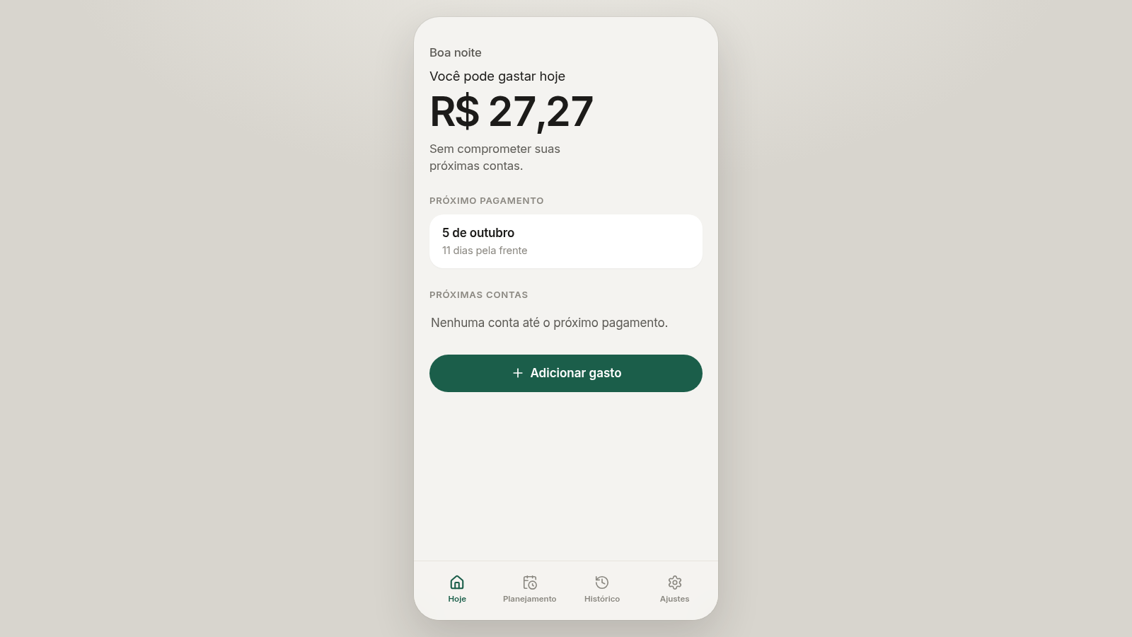 Hoje cover