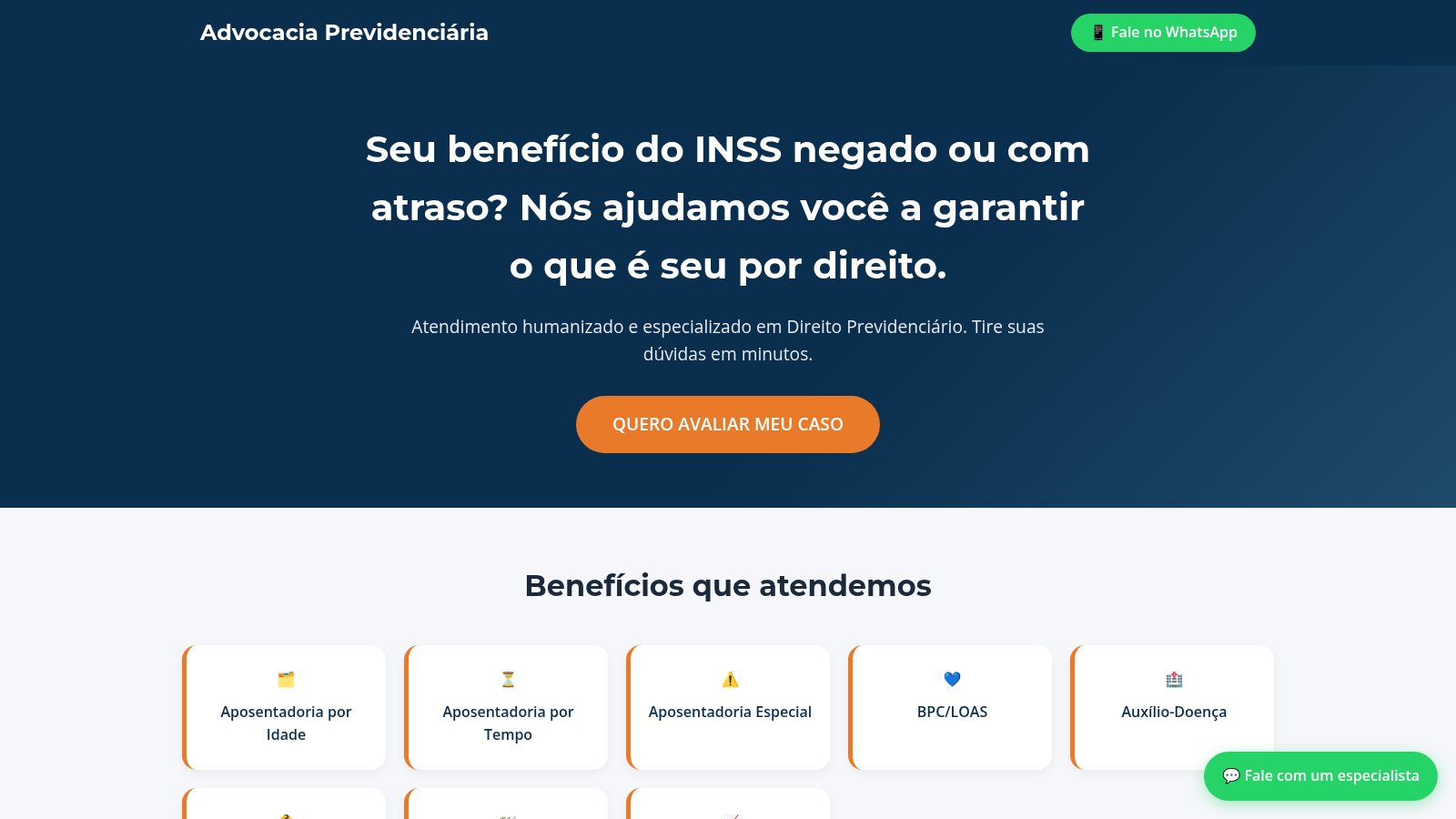 Advocacia Previdenciária