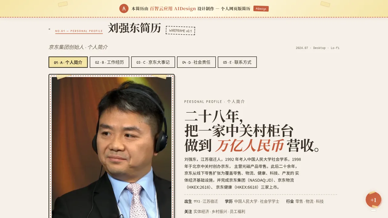 Richard Liu's Luxury Cute Resume