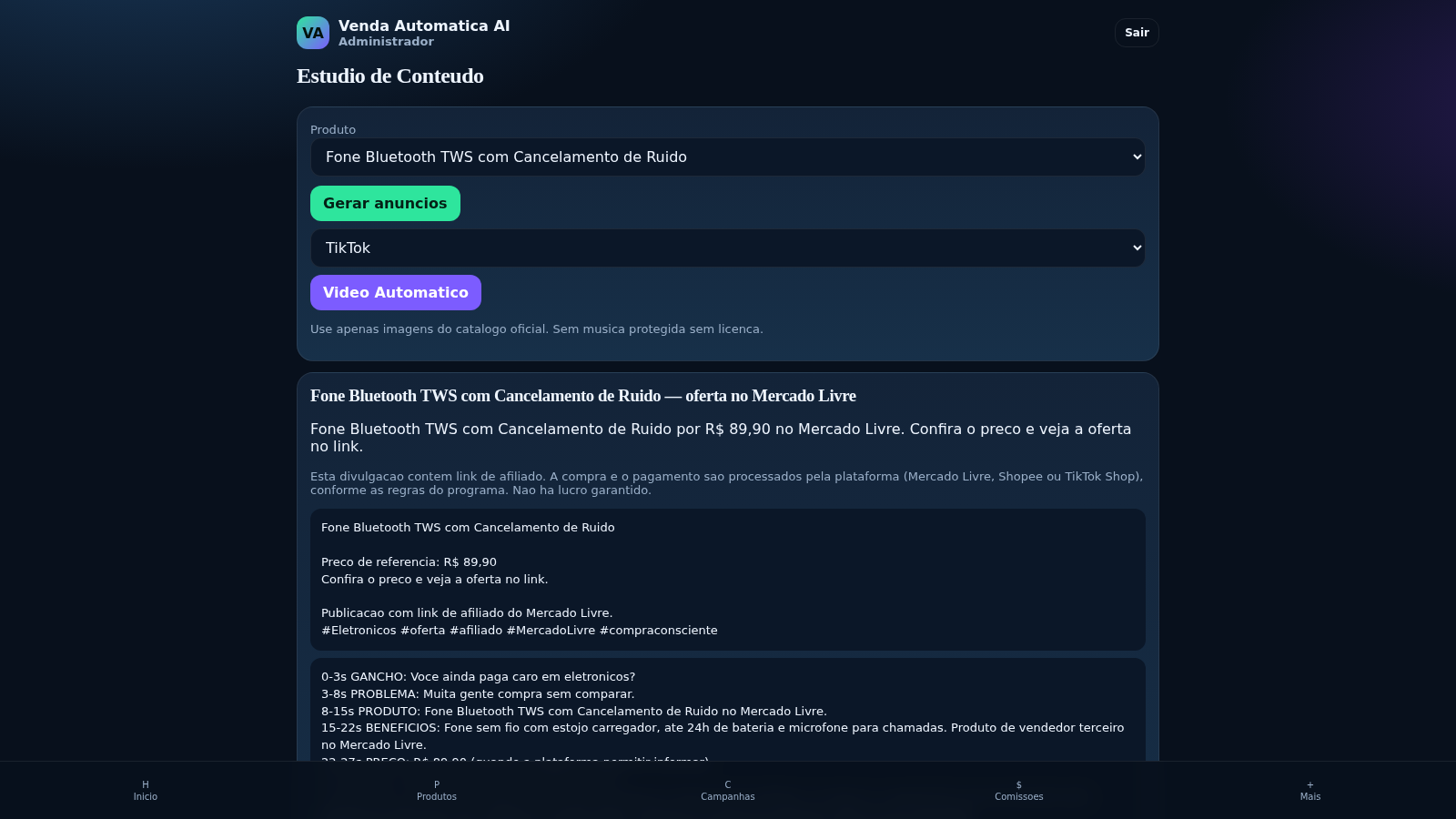 Venda Automatica AI cover