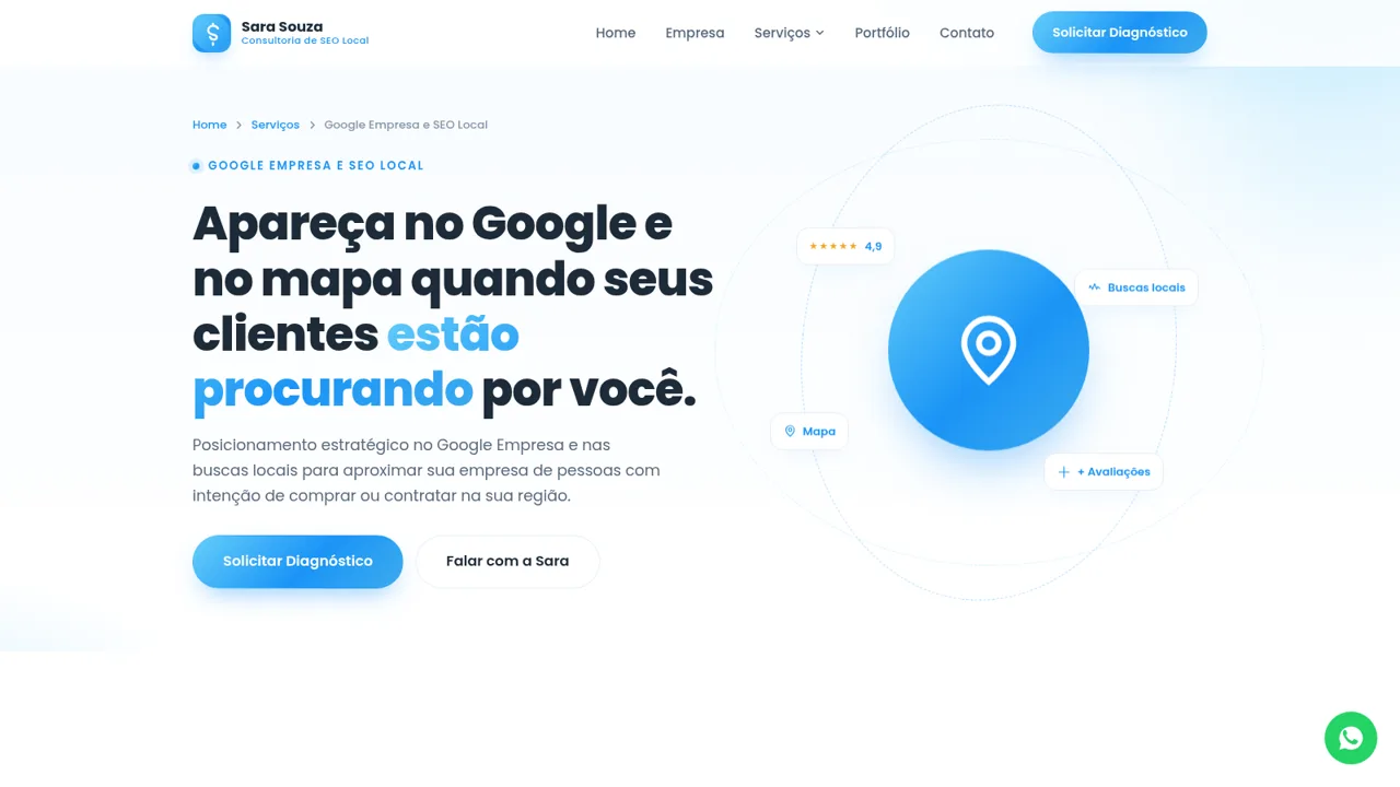 Sara Souza | SEO Local cover