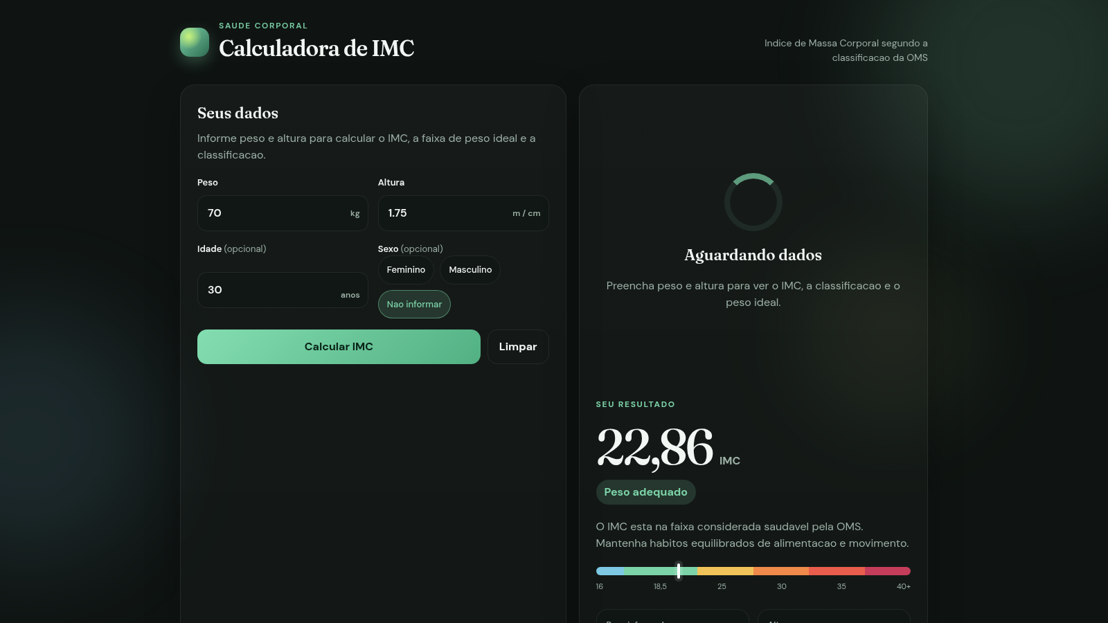 Calculadora de IMC