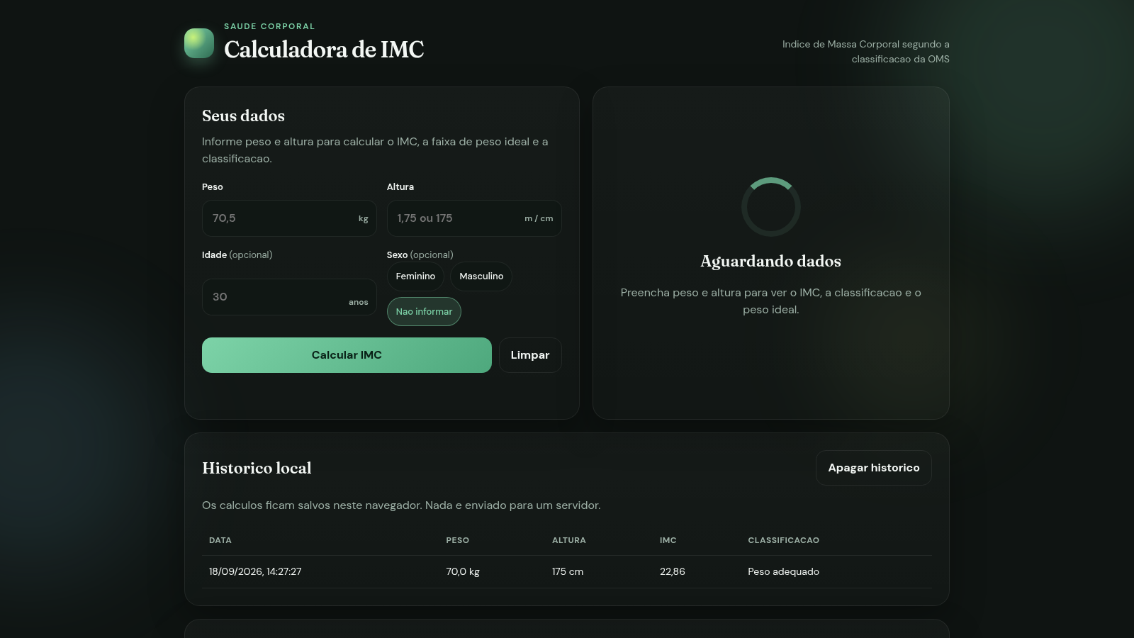 Calculadora de IMC cover