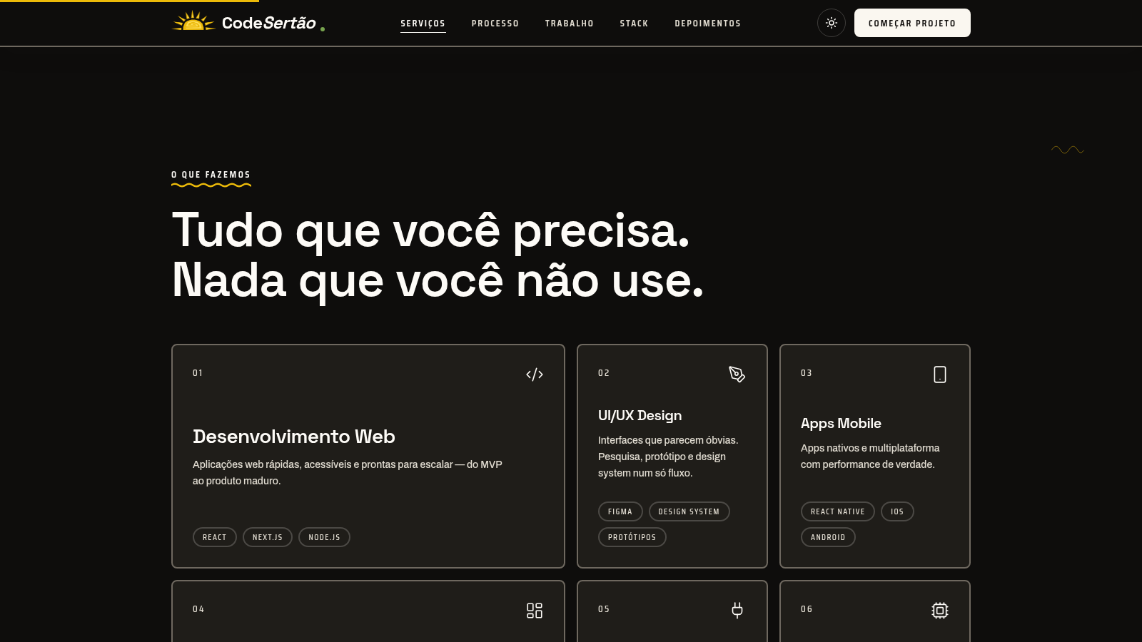 CodeSertão — Software house cover