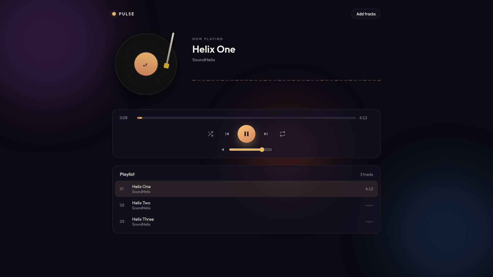 Pulse Music Player cover