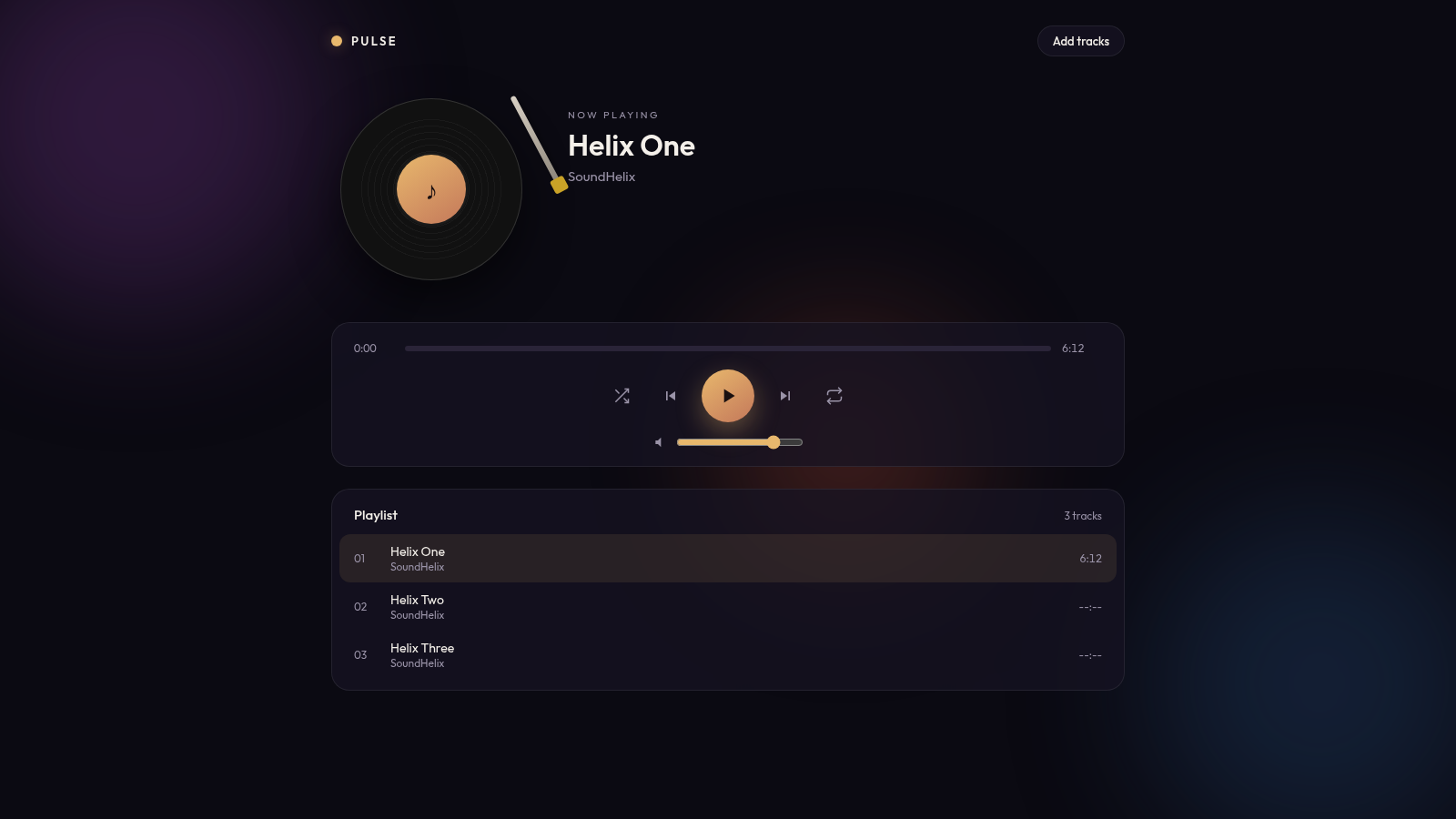 Pulse Music Player cover