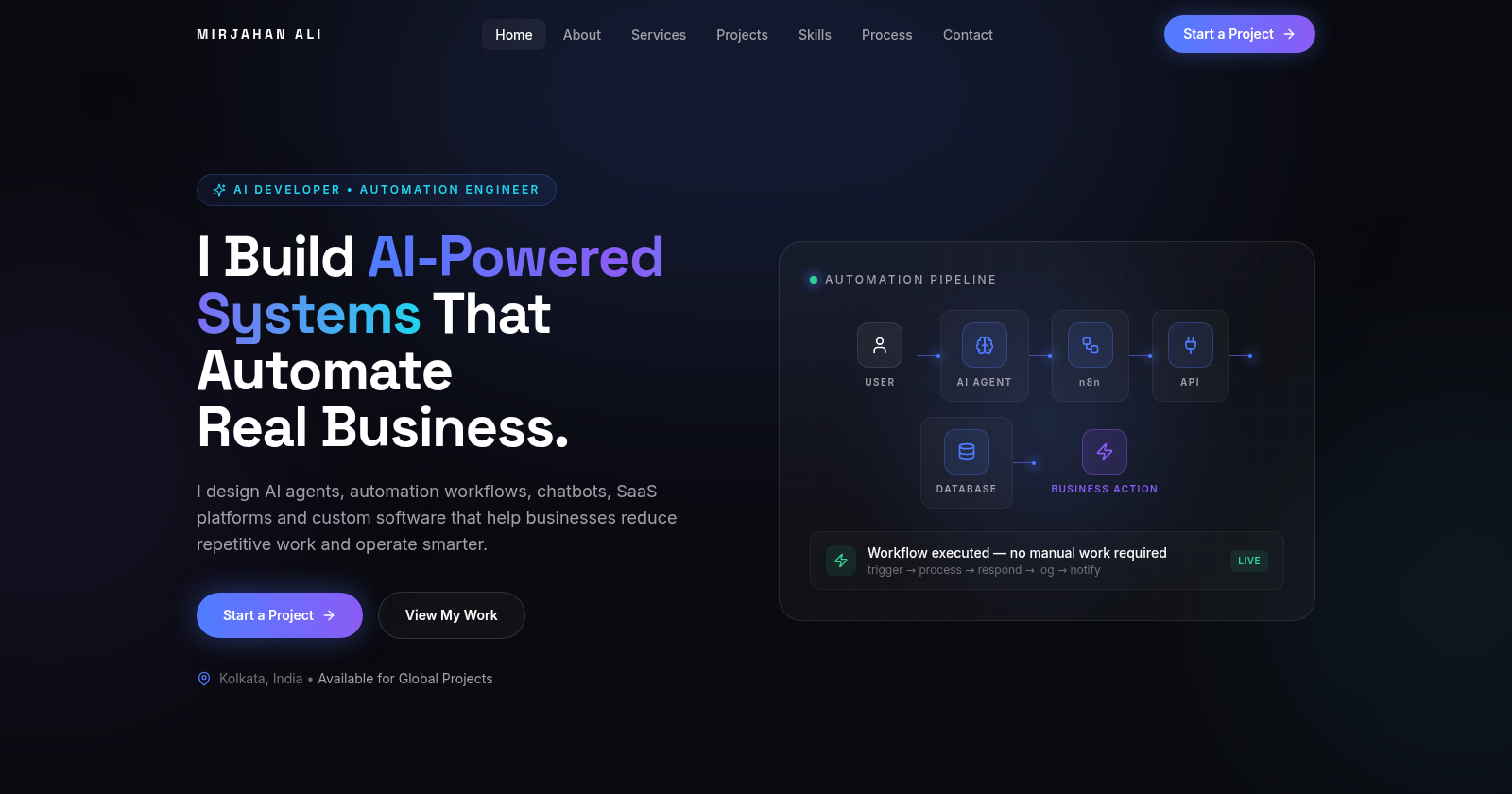 Mirjahan Ali | AI Developer cover