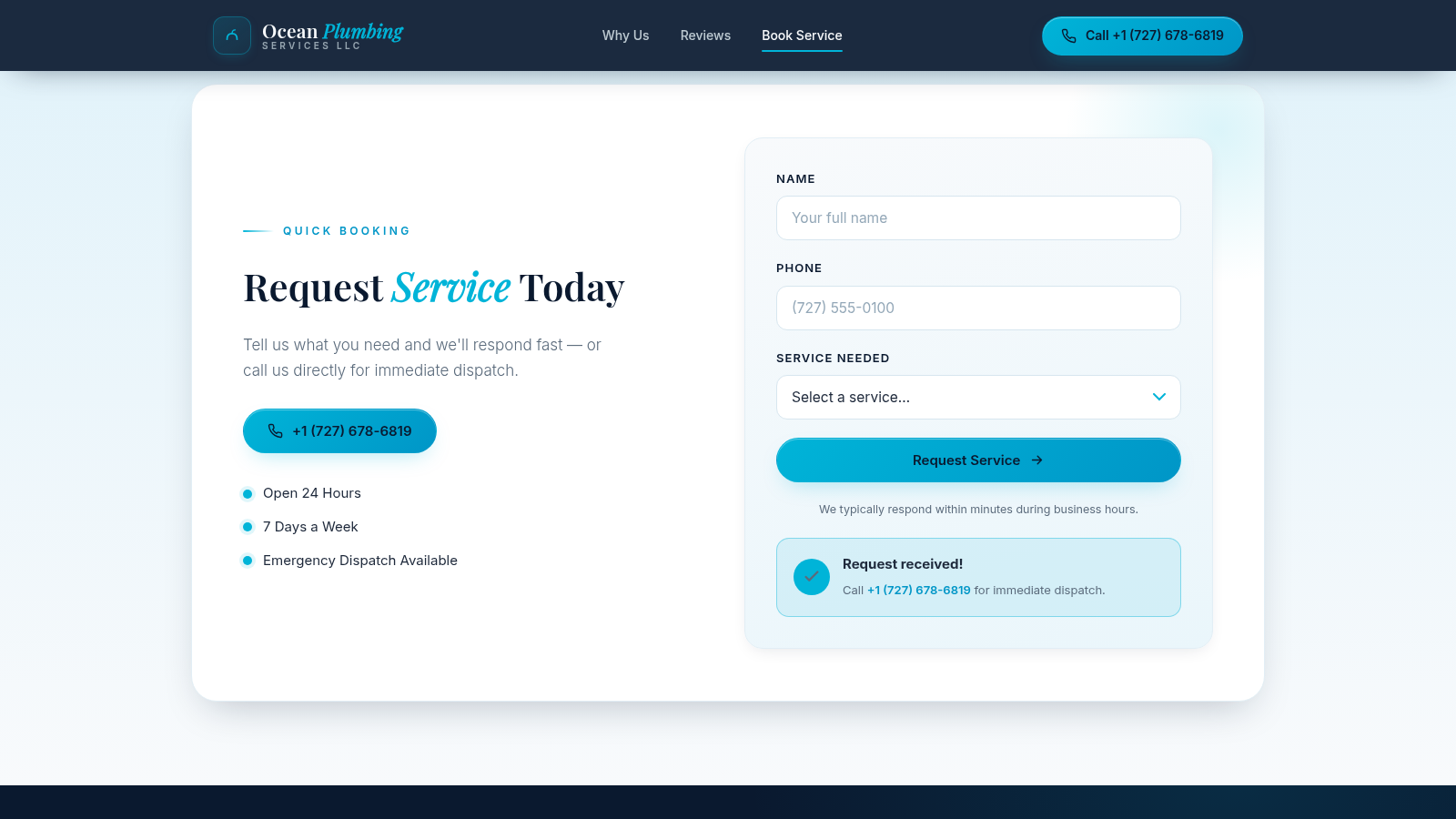Ocean Plumbing Services cover