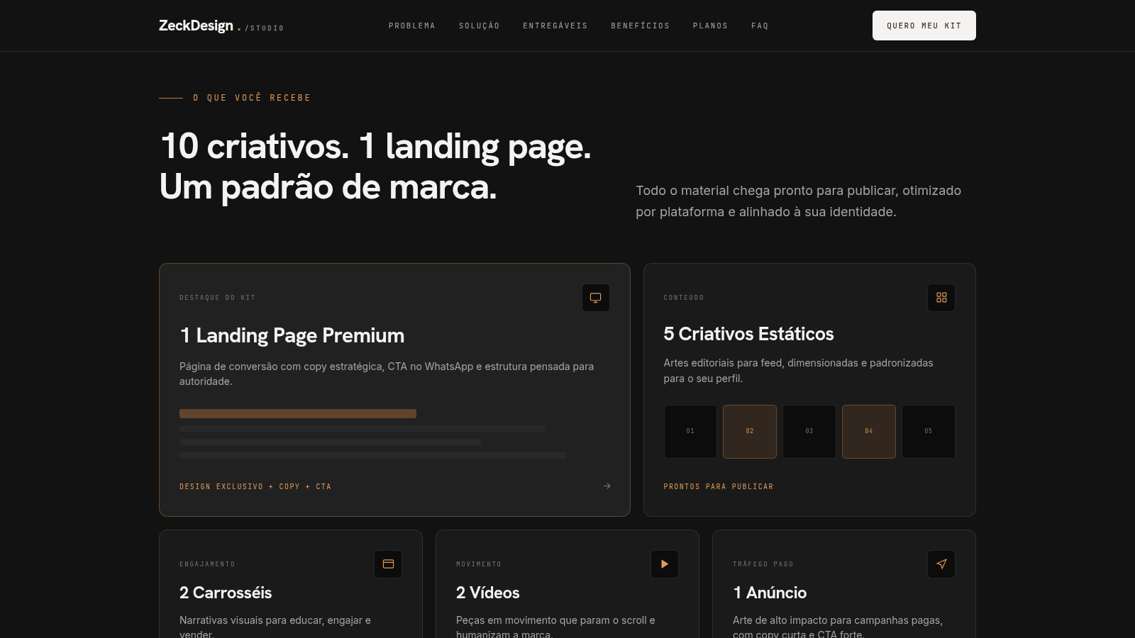 ZeckDesign — Kit de Presença Digital Premium cover