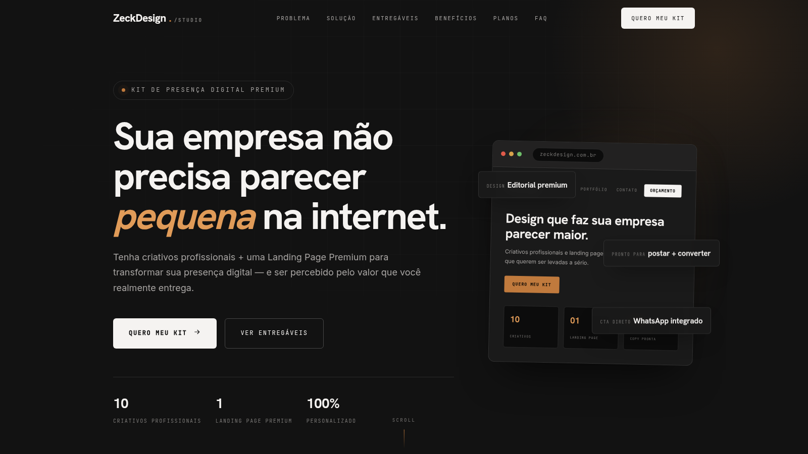 ZeckDesign — Kit de Presença Digital Premium