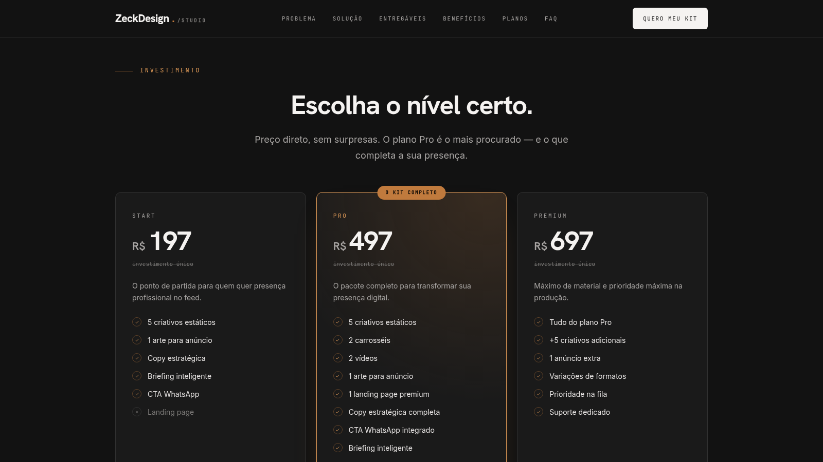 ZeckDesign — Kit de Presença Digital Premium cover