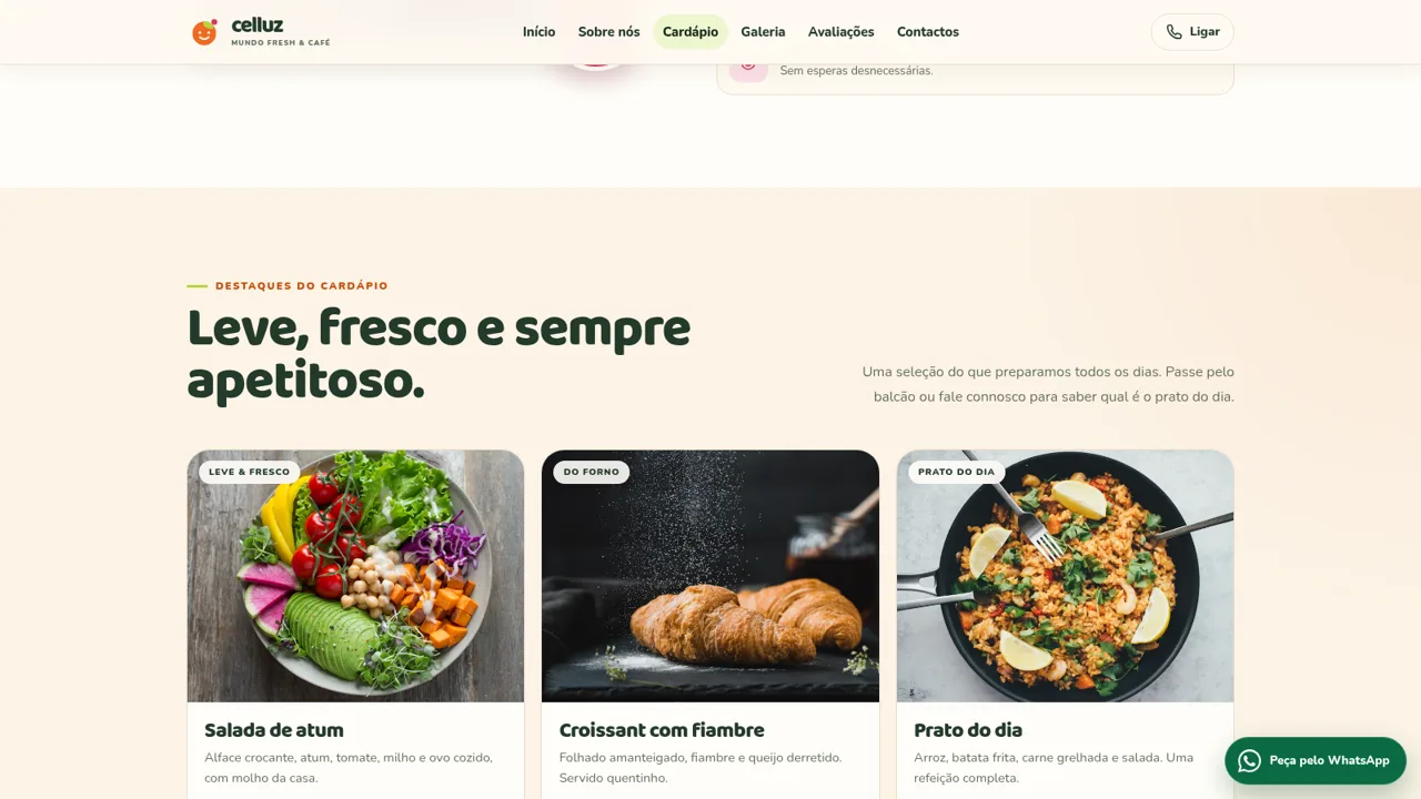 Celluz — Mundo Fresh & Café cover