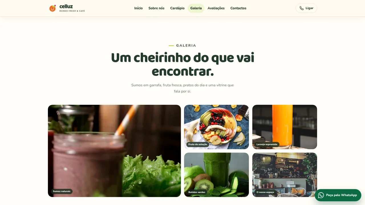 Celluz — Mundo Fresh & Café cover